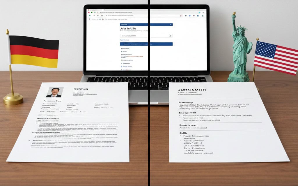 bewerbung und lebenslauf usa