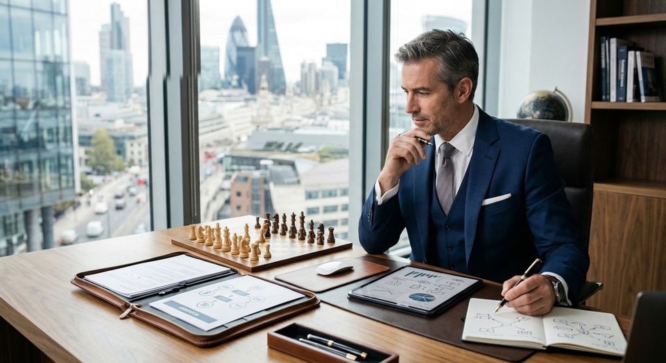 Strategische Karriereplanung für Executives: Fokus auf Timing, Erstkontakt und Prozess-Effizienz.